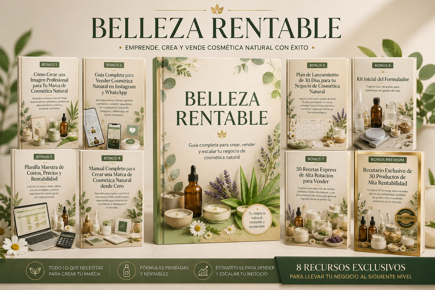 Belleza rentable: cosmetica natural